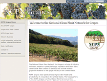 Tablet Screenshot of ncpngrapes.org